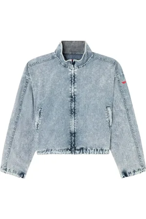 Diesel G-Leam-R1 denim bomber jacket