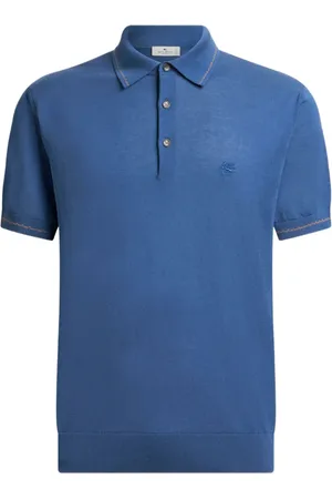 Etro Pegaso-motif cotton polo shirt