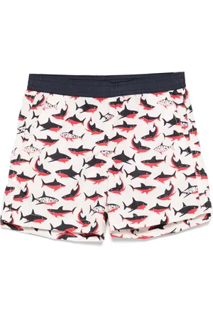 Moncler Shark-print swim shorts