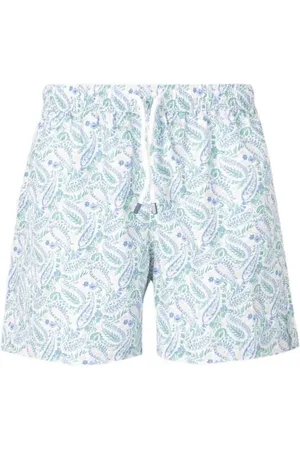 FEDELI Floral-print swim shorts