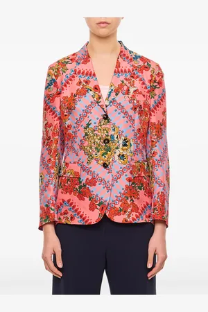 ALBERTO BIANI Floral-print blazer