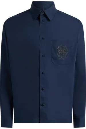 Etro Logo-embroidered shirt