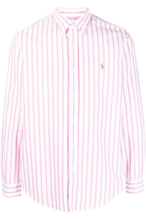Ralph Lauren Logo-embroidered striped shirt