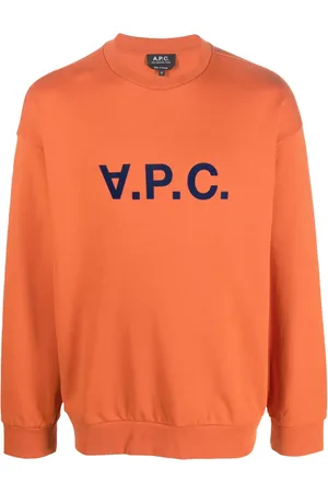 A.P.C. Eliot flocked-logo cotton sweatshirt