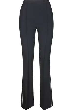 Elisabetta Franchi Contrast-piping flared trousers