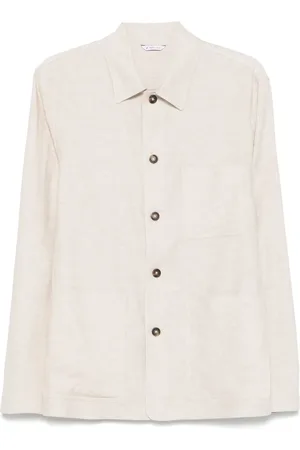 Manuel Ritz Chevron shirt jacket
