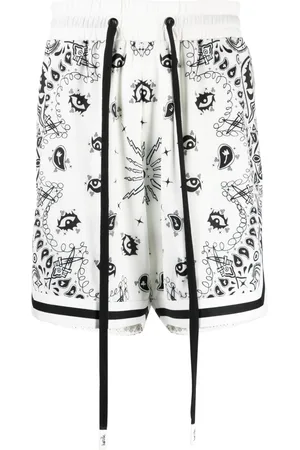 HACULLA Paisley-print drawstring track shorts