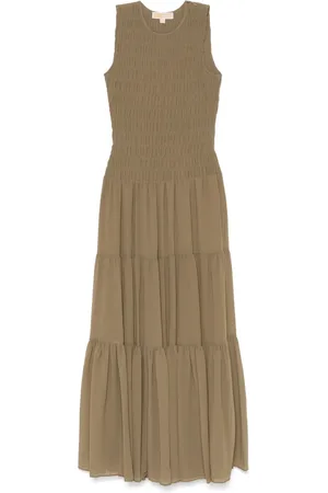 Michael Kors Gathered georgette maxi dress