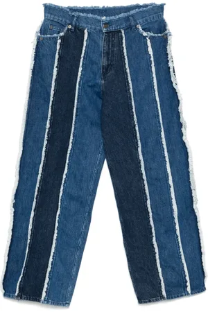 Charles Jeffrey Loverboy Frayed-detail jeans