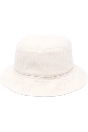 Moschino Embroidered-logo bucket hat