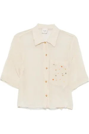 ALYSI Bead-embellished shirt