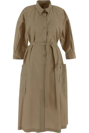 GENTRYPORTOFINO Belted shirt dress