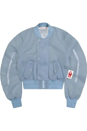 WALTER VAN BEIRENDONCK Semi-sheer bomber jacket