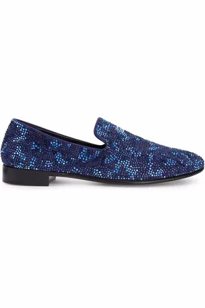 Giuseppe Zanotti Lewis rhinestone loafers