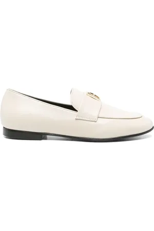 ANINE BING Logo plaque loafers