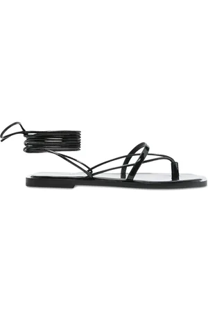 Serafini Patent-finish sandals