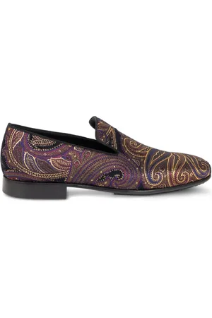 Etro Paisley-jacquard loafers