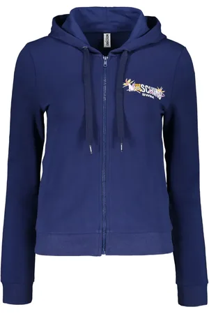 Moschino Logo-print zip-up hoodie