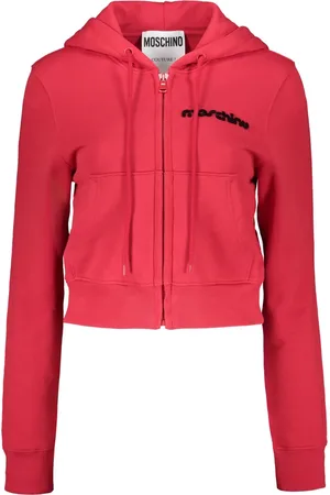 Moschino Cotton zip-up hoodie
