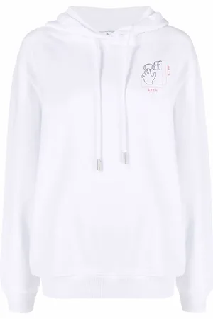 OFF-WHITE Logo-print cotton hoodie