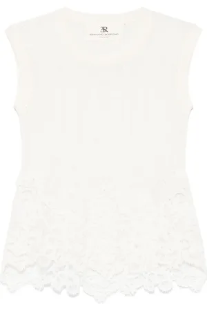 ERMANNO SCERVINO Lace-detail top