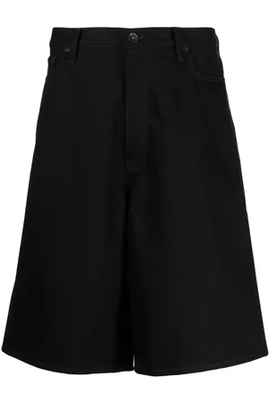 OFF-WHITE Logo-print knee-length shorts