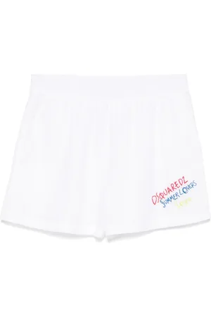 Dsquared2 Logo-embroidered shorts