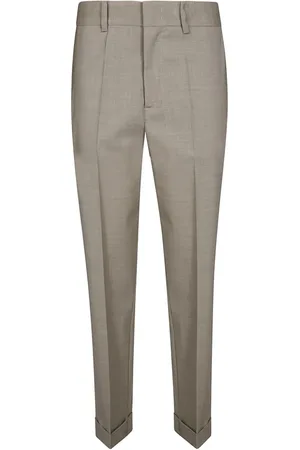 P.A.R.O.S.H. Pleated straight trousers