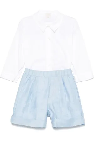 Il gufo Pleated shorts set