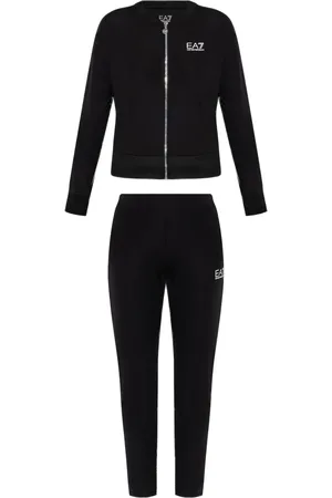 EA7 Logo-print tracksuit
