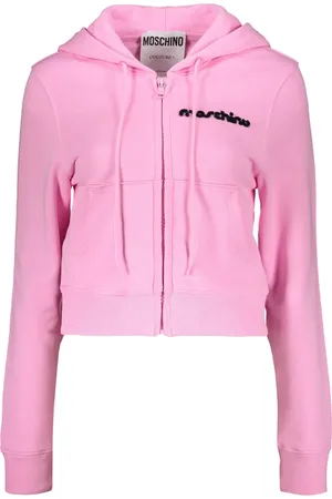 Moschino Cotton zip-up hoodie