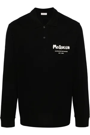 Alexander McQueen Logo-embroidered polo shirt