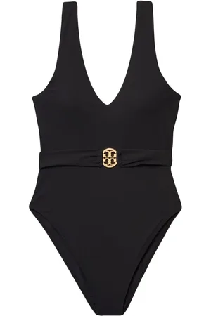 Tory Burch Miller plunging V-neck swimsuit