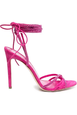 PARIS TEXAS Holly Nicole 105mm lace up sandals