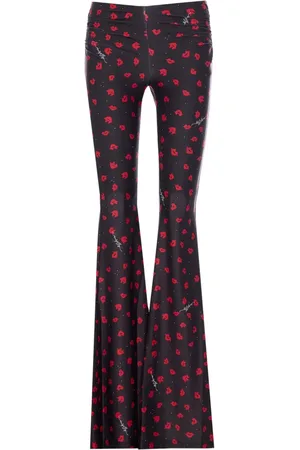 ANIYE BY Lip-print trousers