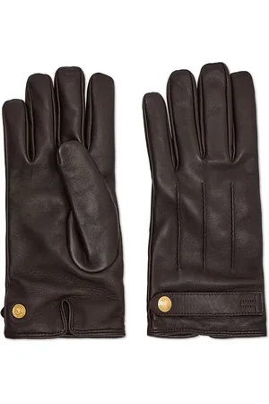 Tom Ford Leather cashmere-lining gloves