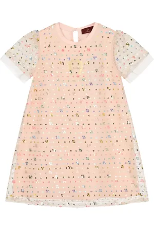 Aigner Sequin-embellished cotton dress