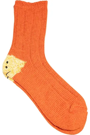 KAPITAL Rainbowy Happy Heel socks