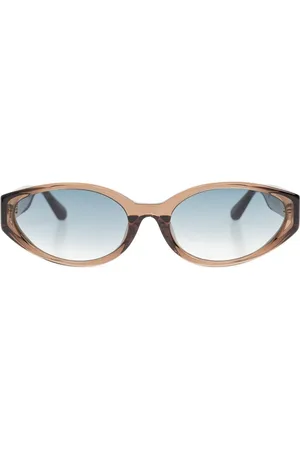 Linda Farrow Oval-frame sunglasses