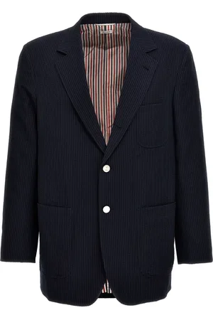 Thom Browne Striped seersucker blazer