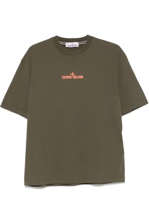 Stone Island Logo-embossed T-shirt