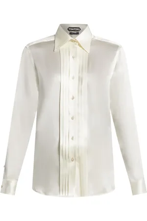 Tom Ford Pleated silk shirt