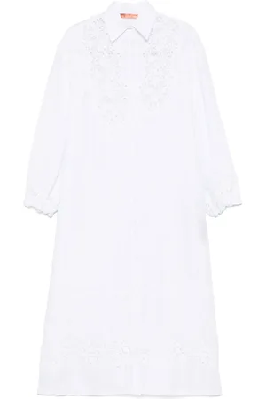 ERMANNO SCERVINO Lace-detail shirt dress