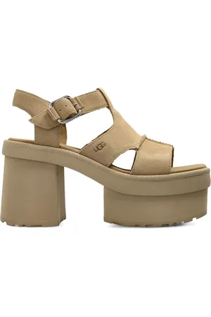UGG 100mm T-Strap platform sandals