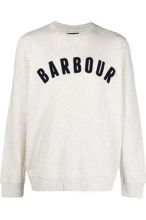 Barbour Flocked-logo long-sleeve T-shirt