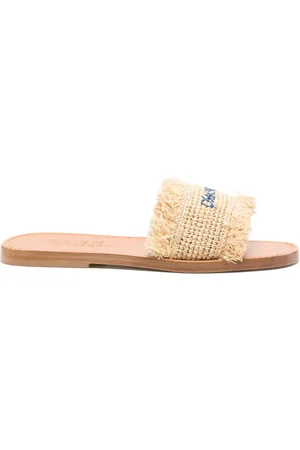 Dsquared2 Logo-embroidered slides