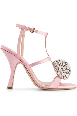 Giambattista Valli 110mm crystal-embellished slingback sandals