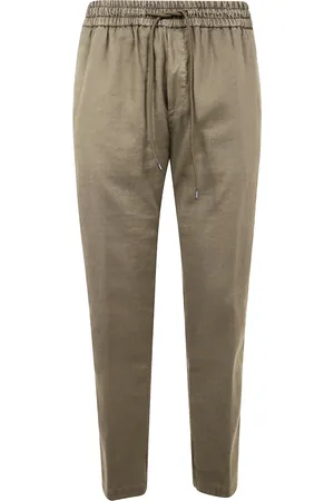 Dondup Linen-blend trousers