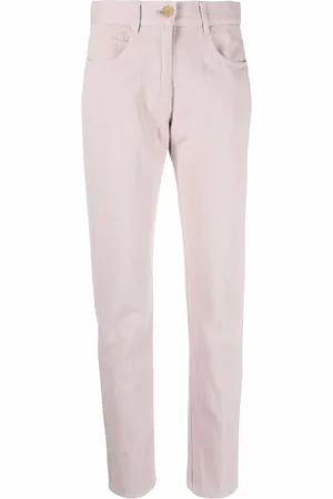 FORTE FORTE High-waisted slim cut trousers