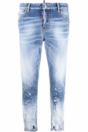 Dsquared2 Cropped distressed-effect skinny jeans